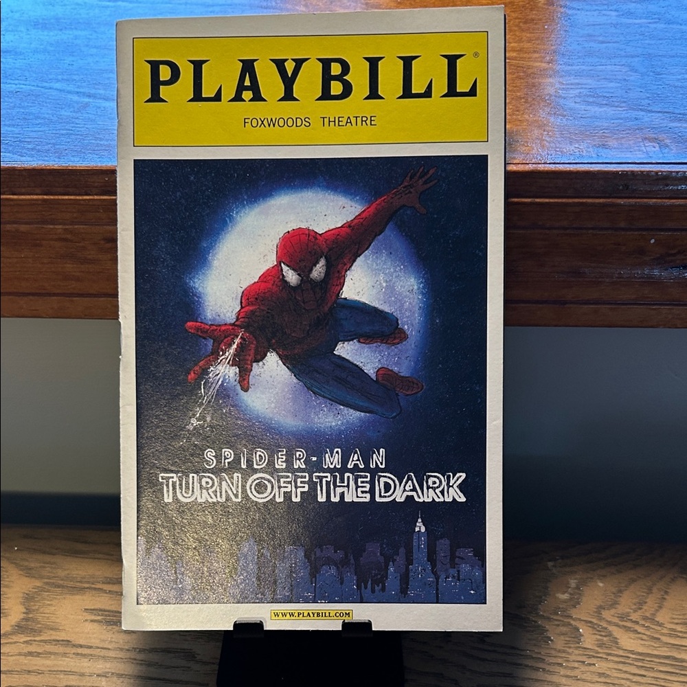 SPIDER-MAN TURN OFF THE DARK - 2011 Playbill